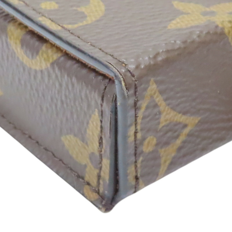 棕色 原花帆布 Box Phone Case 手機包【LOUIS VUITTON LV 路易威登】 M68523-10