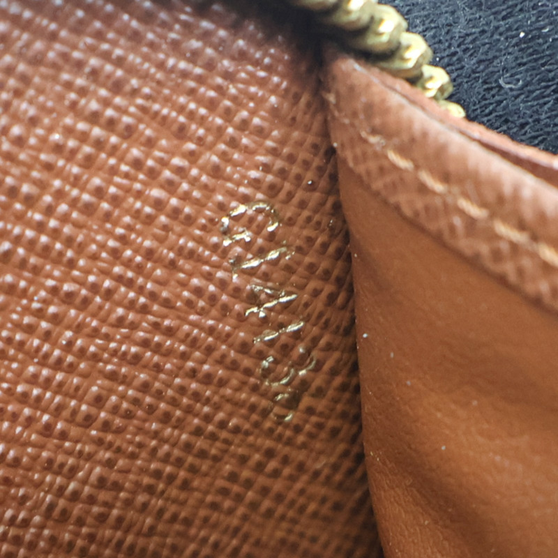 棕色 原花帆布 拉鍊 長夾 M42616【LOUIS VUITTON LV 路易威登】 M42616-10