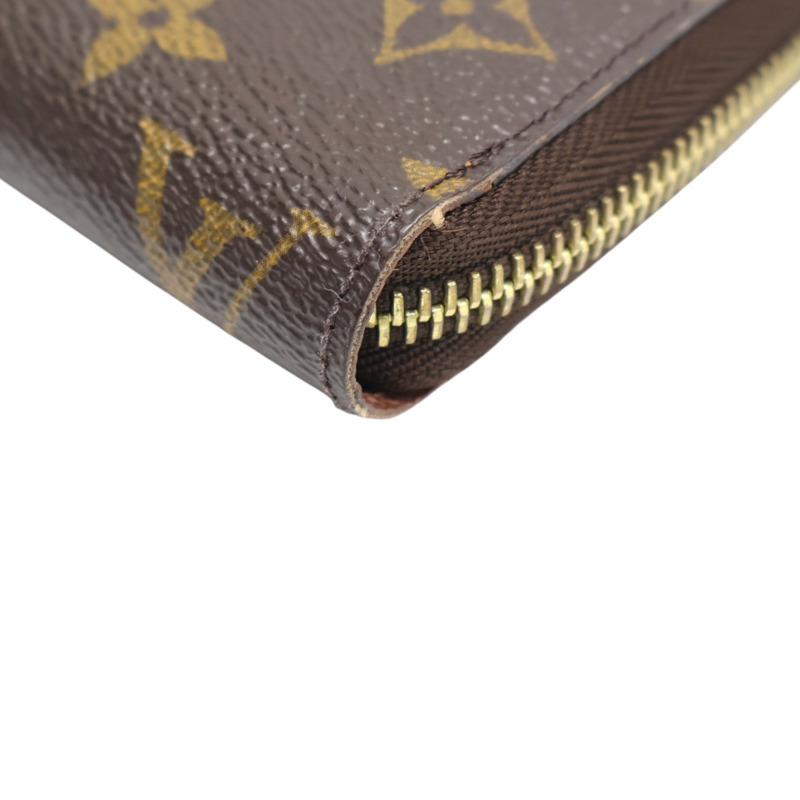 棕色 原花帆布 拉鍊 長夾 M42616【LOUIS VUITTON LV 路易威登】 M42616-13