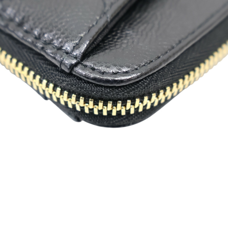 黑色 菱格紋 牛皮 Mini Flap 拉鍊 零錢包 AP2061 無卡【CHANEL 香奈兒】 AP2061-11