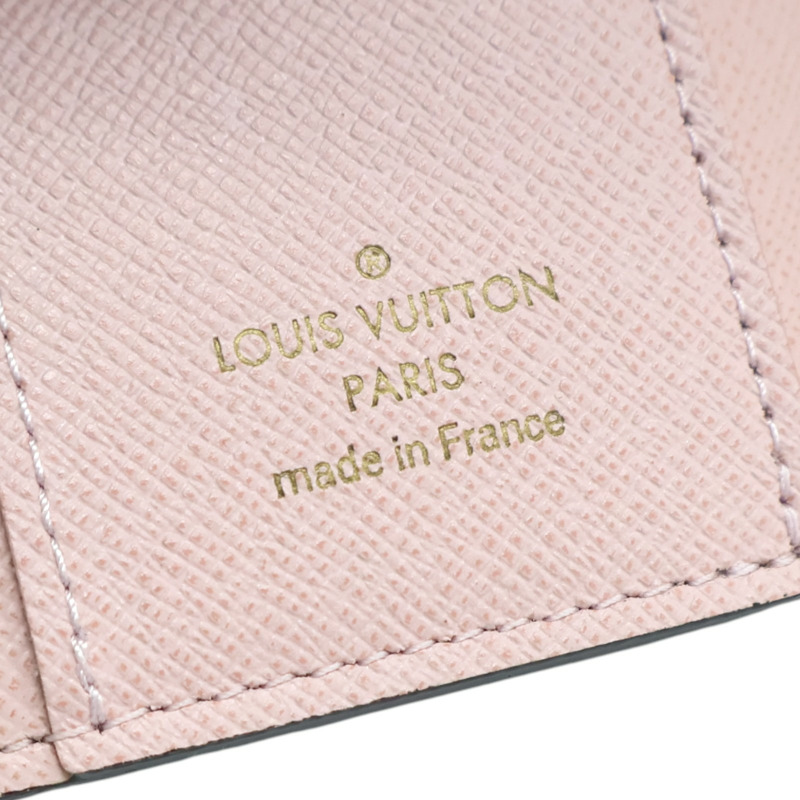 棕色 原花帆布 Zoe 扣式 三折 短夾 M62933【LOUIS VUITTON LV 路易威登】 M62933-10