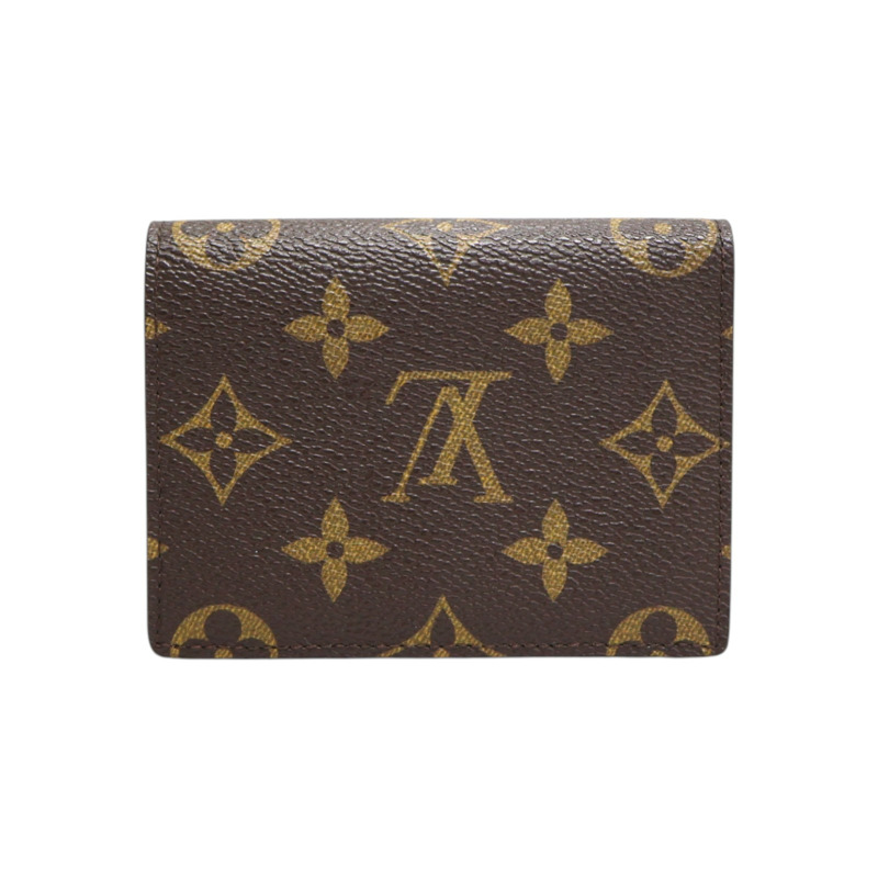 棕色 原花帆布 Portefeiulle Marie 扣式 短夾 M93802【LOUIS VUITTON LV 路易威登】 M93802-1