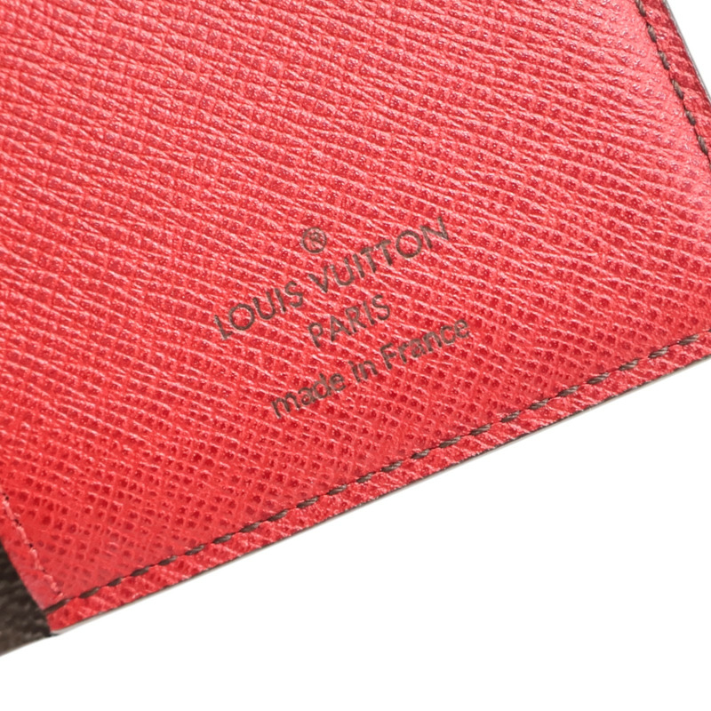 棕色 原花帆布 Portefeiulle Marie 扣式 短夾 M93802【LOUIS VUITTON LV 路易威登】 M93802-8