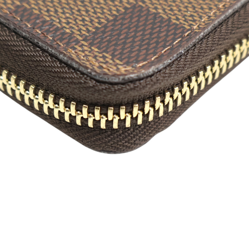 棕色 原花帆布 Portefeuille Clemence 拉鍊 長夾 N64425【LOUIS VUITTON LV 路易威登】 N64425-13