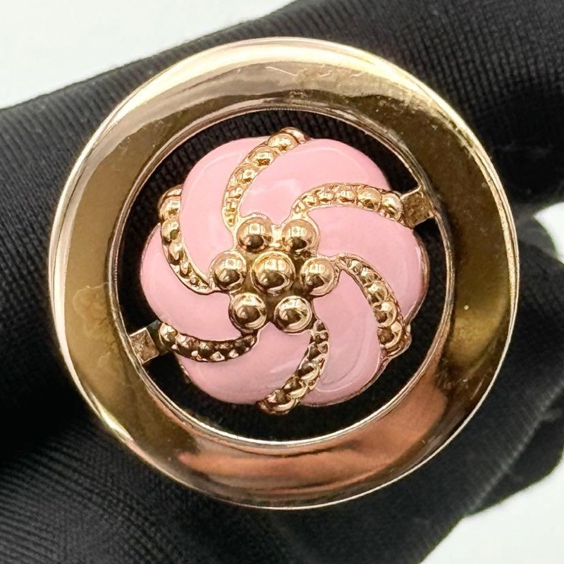 🌷Vivienne Westwood *稀有*3D粉色星球項鍊 ｜經典花紋✦fufu style 精品✦ 氣質款｜-6