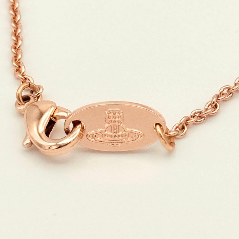 🌷Vivienne Westwood *稀有*3D粉色星球項鍊 ｜經典花紋✦fufu style 精品✦ 氣質款｜-8