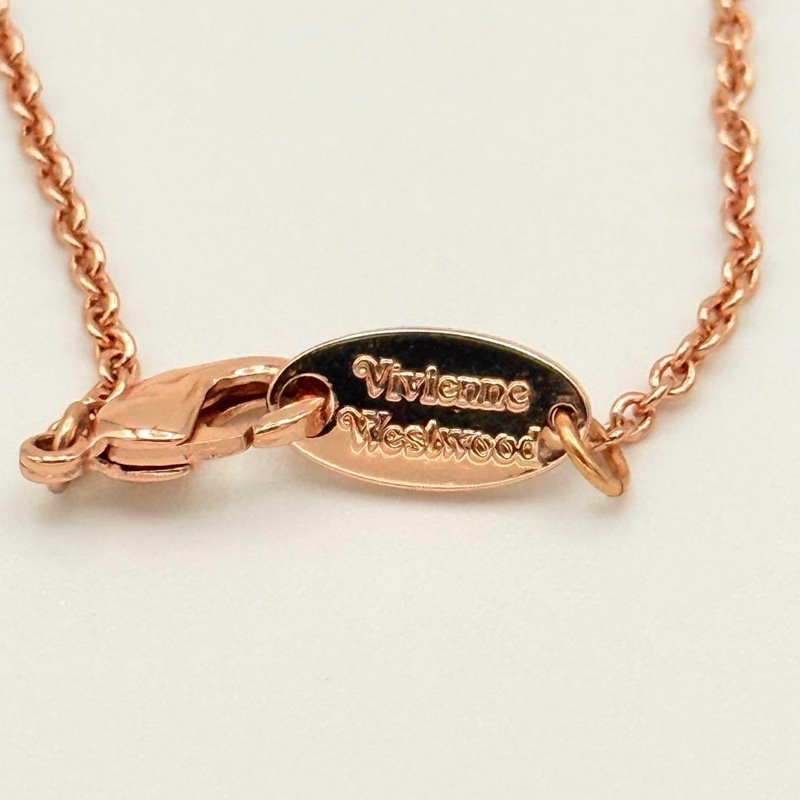 🌷Vivienne Westwood *稀有*3D粉色星球項鍊 ｜經典花紋✦fufu style 精品✦ 氣質款｜-9