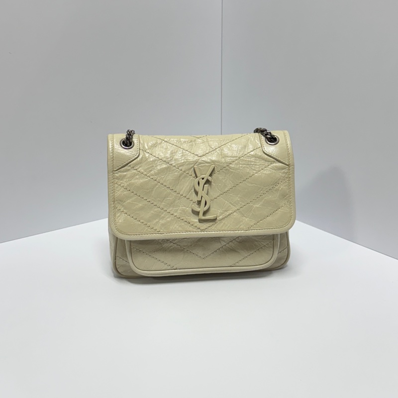 【極新🎁 配件滿】 YSL Baby NIKI 「專櫃最新款D釦」 斜背包（專櫃96,850）-17