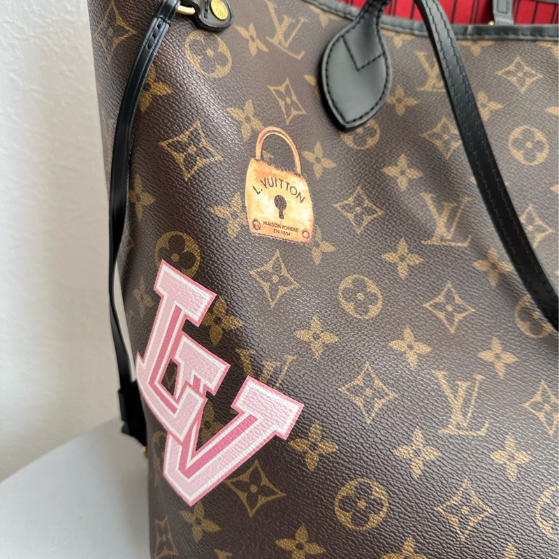 Lv never full mm 貓咪🐱托特包👜-1