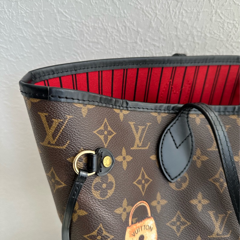 Lv never full mm 貓咪🐱托特包👜-4