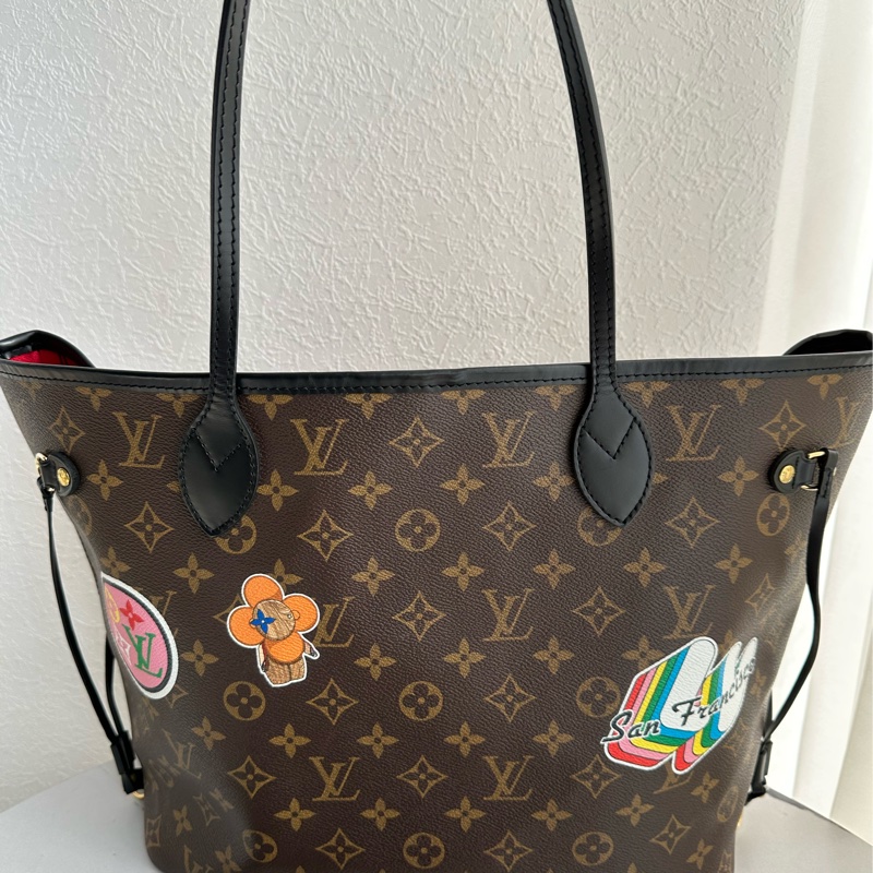 Lv never full mm 貓咪🐱托特包👜-6