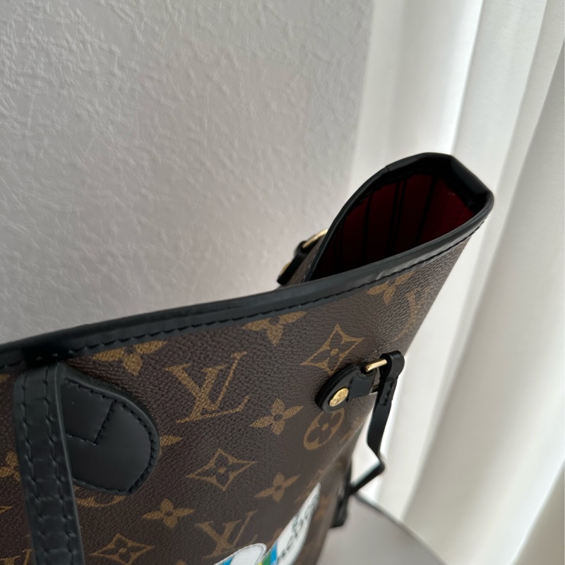 Lv never full mm 貓咪🐱托特包👜-8