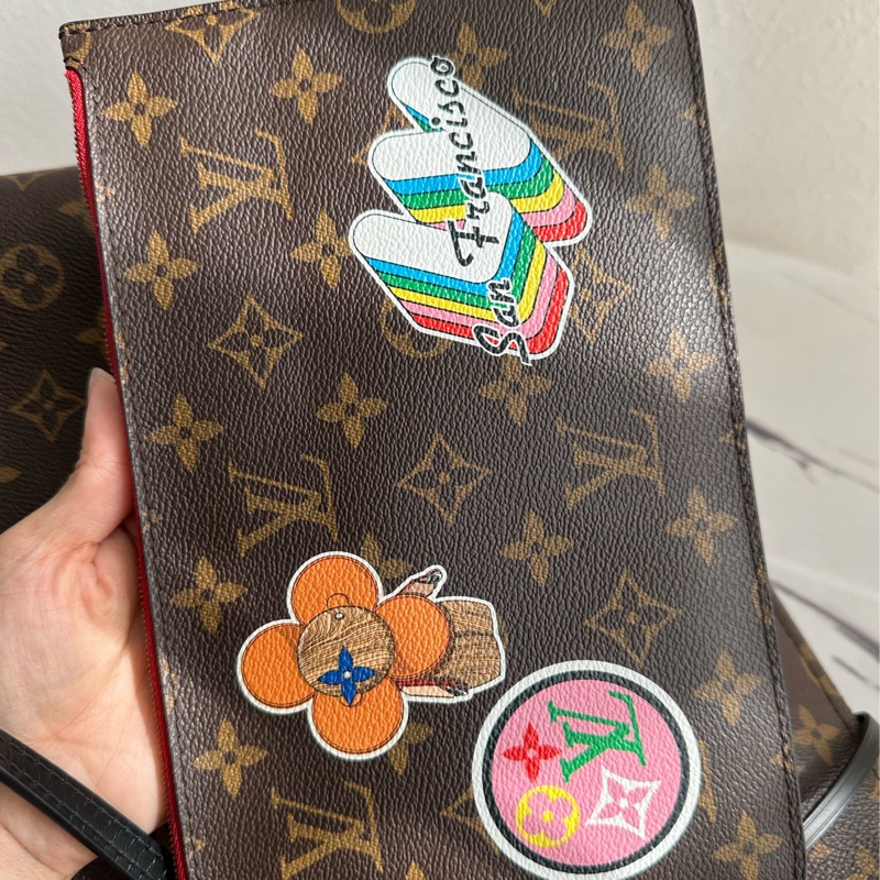 Lv never full mm 貓咪🐱托特包👜-10