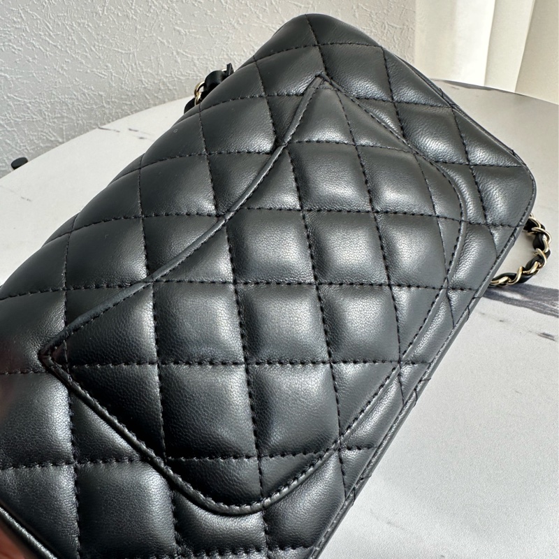 Chanel coco20 菱格斜背包❤️❤️超級無敵好看-15