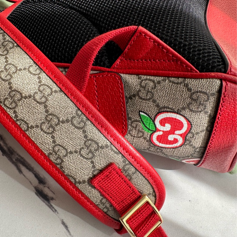 Gucci蘋果後背包 超可愛 小朋友大人都可以-8