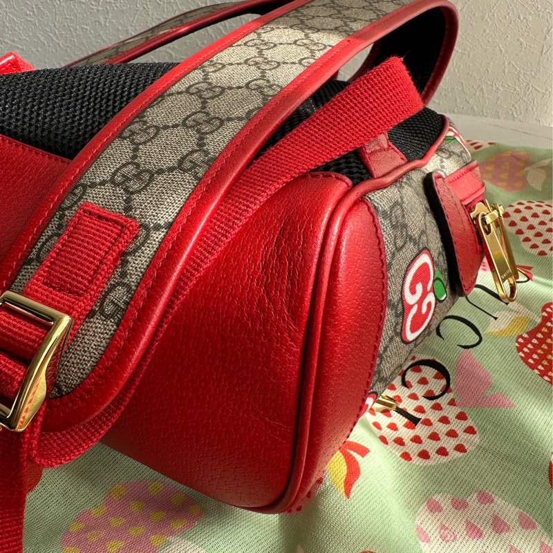 Gucci蘋果後背包 超可愛 小朋友大人都可以-18