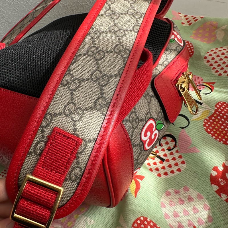 Gucci蘋果後背包 超可愛 小朋友大人都可以-20