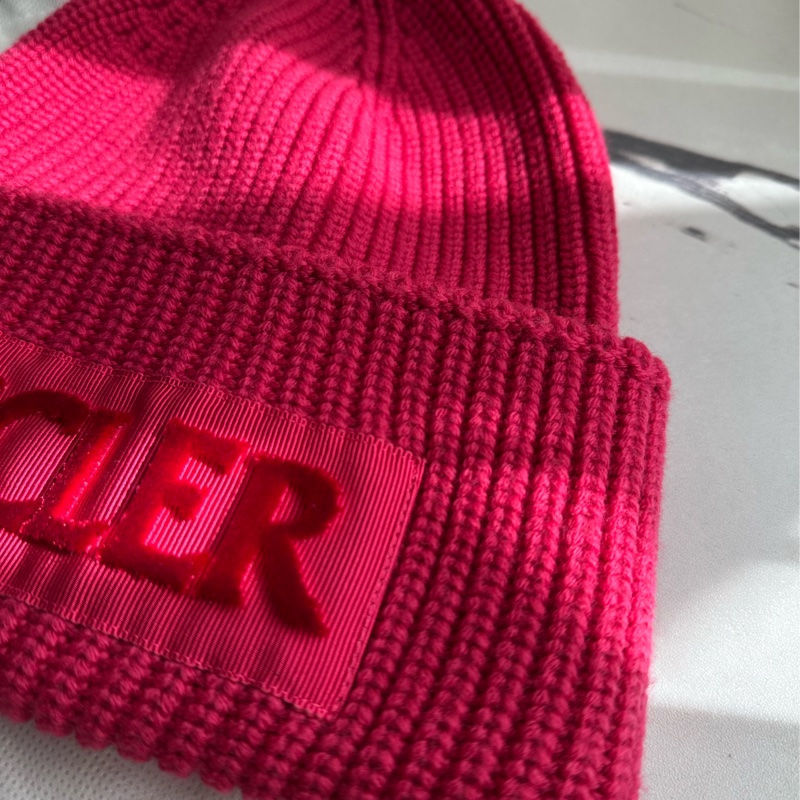 moncler 超美桃紅毛帽-2