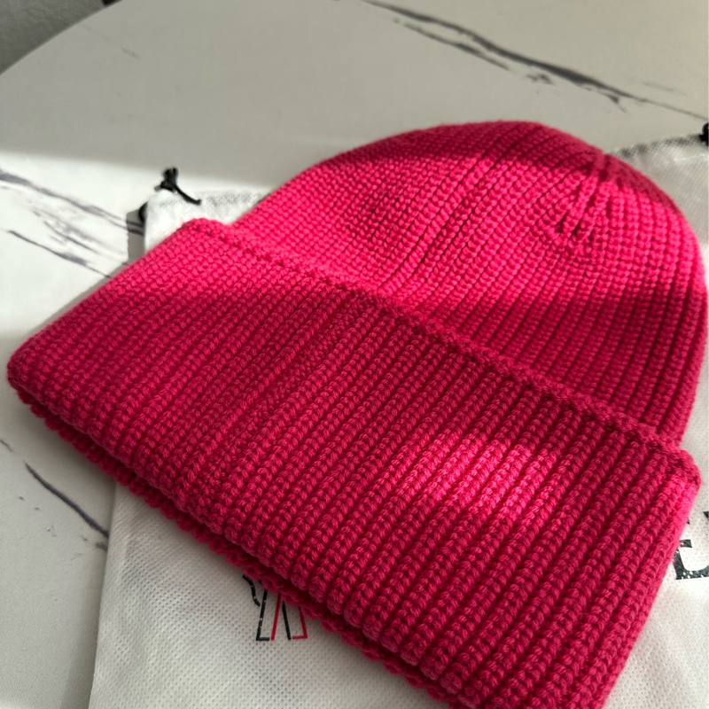moncler 超美桃紅毛帽-6