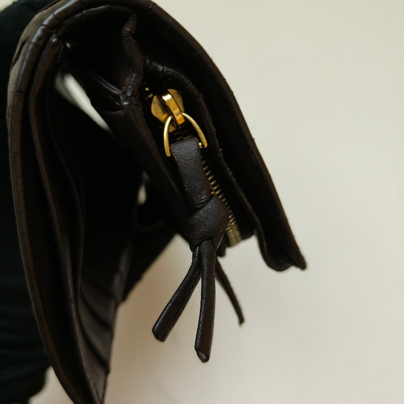 【🐴馬上下單最優惠】🧧限時降價至2/11（原$8800）㊣✨ Bottega Veneta ✨寶緹嘉（附盒子） BV 咖啡色 羊皮 經典 編織 釘釦 長夾 皮夾 錢包/二手皮夾/二手精品/保證正品🌳二手樹屋🌳-43