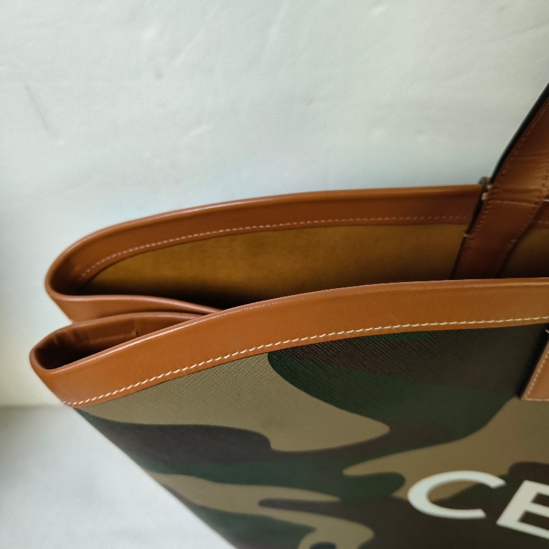 【🐴馬上下單最優惠】🧧限時降價至2/11（原$27800）【8成新】㊣✨CELINE✨(附防塵袋)印字 迷彩 大款 緹花 水桶包 媽媽包 購物包 托特包/二手包/保證正品🌳二手樹屋🌳-24