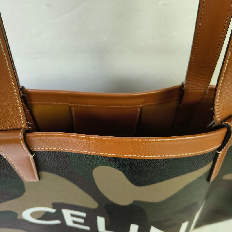 【🐴馬上下單最優惠】🧧限時降價至2/11（原$27800）【8成新】㊣✨CELINE✨(附防塵袋)印字 迷彩 大款 緹花 水桶包 媽媽包 購物包 托特包/二手包/保證正品🌳二手樹屋🌳-25