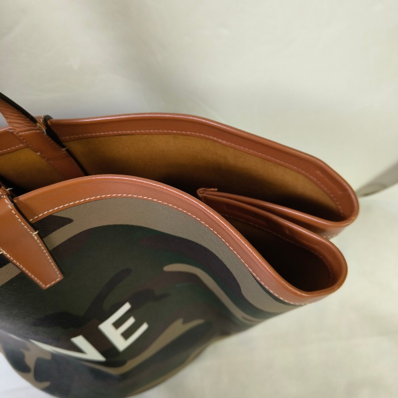 【🐴馬上下單最優惠】🧧限時降價至2/11（原$27800）【8成新】㊣✨CELINE✨(附防塵袋)印字 迷彩 大款 緹花 水桶包 媽媽包 購物包 托特包/二手包/保證正品🌳二手樹屋🌳-26