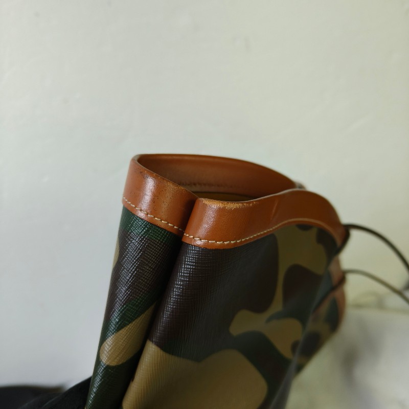 【🐴馬上下單最優惠】🧧限時降價至2/11（原$27800）【8成新】㊣✨CELINE✨(附防塵袋)印字 迷彩 大款 緹花 水桶包 媽媽包 購物包 托特包/二手包/保證正品🌳二手樹屋🌳-48