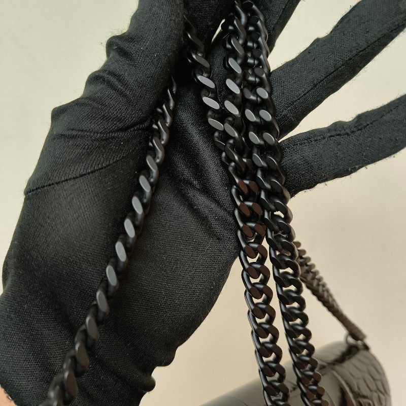 【🐴馬上下單最優惠】🧧限時降價至2/11（原$27800）㊣✨BALENCIAGA✨巴黎世家（附防塵袋）黑色 鱷魚紋 鏈條 沙漏包 肩背包 斜背包 手拿包/二手包/二手精品/保證正品🌳二手樹屋🌳-29