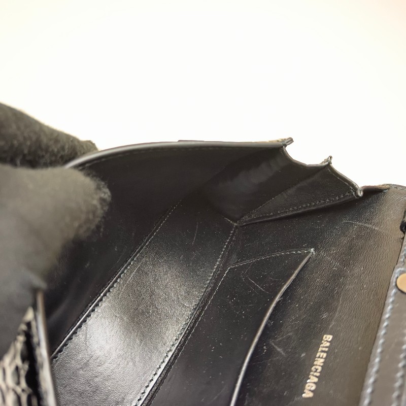 【🐴馬上下單最優惠】🧧限時降價至2/11（原$27800）㊣✨BALENCIAGA✨巴黎世家（附防塵袋）黑色 鱷魚紋 鏈條 沙漏包 肩背包 斜背包 手拿包/二手包/二手精品/保證正品🌳二手樹屋🌳-47