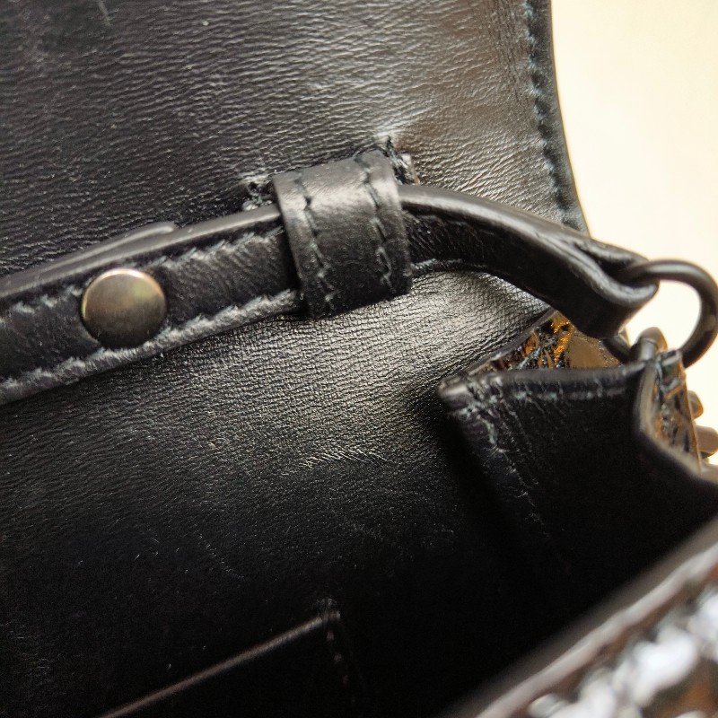 【🐴馬上下單最優惠】🧧限時降價至2/11（原$27800）㊣✨BALENCIAGA✨巴黎世家（附防塵袋）黑色 鱷魚紋 鏈條 沙漏包 肩背包 斜背包 手拿包/二手包/二手精品/保證正品🌳二手樹屋🌳-48