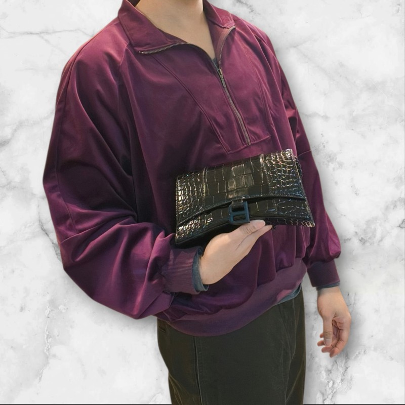 【🐴馬上下單最優惠】🧧限時降價至2/11（原$27800）㊣✨BALENCIAGA✨巴黎世家（附防塵袋）黑色 鱷魚紋 鏈條 沙漏包 肩背包 斜背包 手拿包/二手包/二手精品/保證正品🌳二手樹屋🌳-52