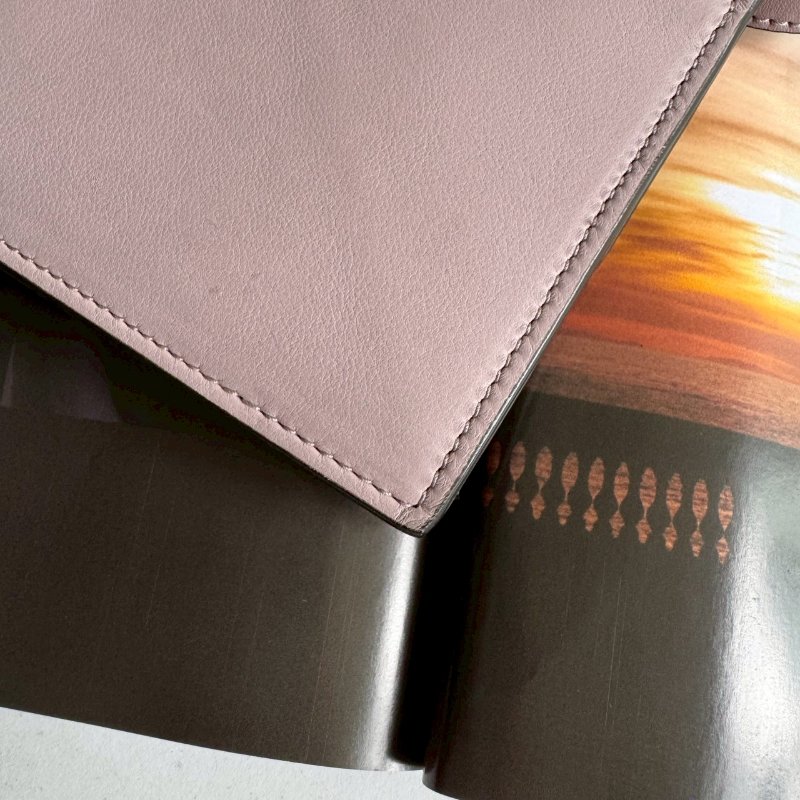 ❤️淡雅高級 藕紫色淡金雙C WOC-6