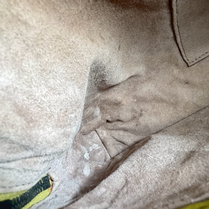 🎆羊皮不用2萬 BV 芥末綠貝殼羊皮斜背包-12