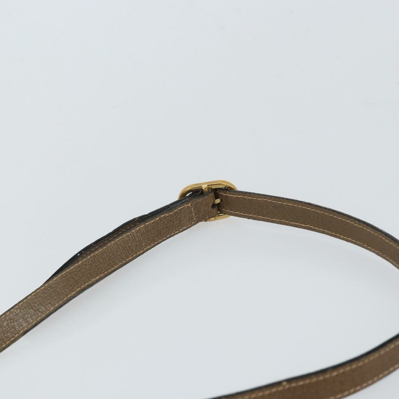 【日本直送】GUCCI GG Supreme Web Sherry Line 單肩包 PVC 米色 68 02 004 Auth am10537-7