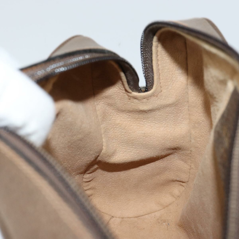 【日本直送】GUCCI GG Supreme Web Sherry Line 單肩包 PVC 米色 68 02 004 Auth am10537-19