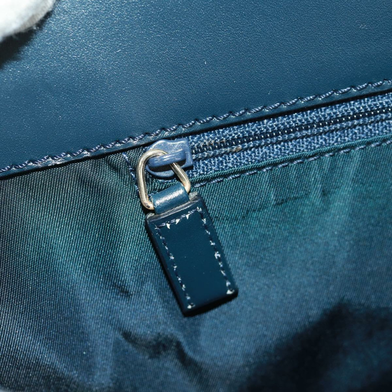 【日本直送】Christian Dior Trotter帆布手提包 海軍藍 金色 正品 mr1942V-23