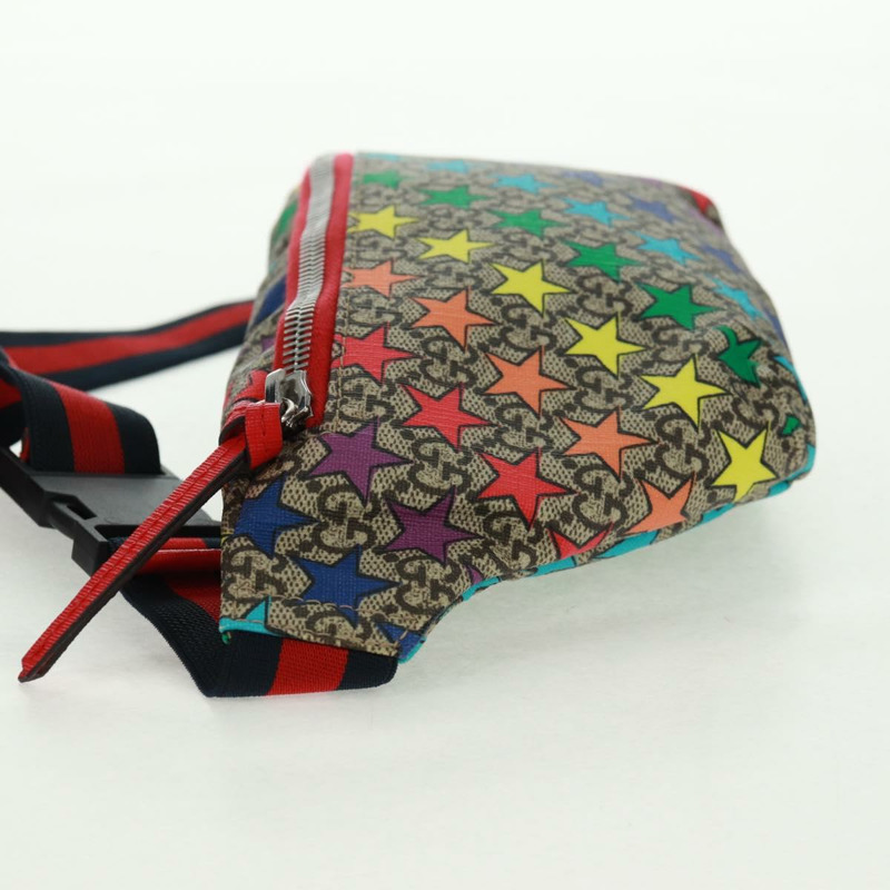【日本直送】GUCCI 兒童 GG Supreme 腰包 PVC 米色銀色 502095 正品 163511V-2