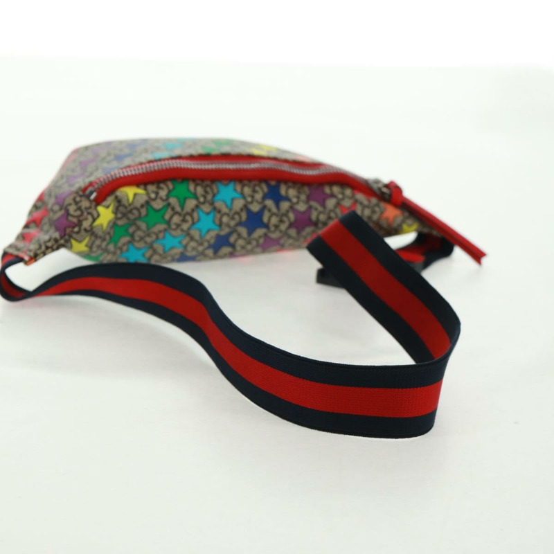 【日本直送】GUCCI 兒童 GG Supreme 腰包 PVC 米色銀色 502095 正品 163511V-6