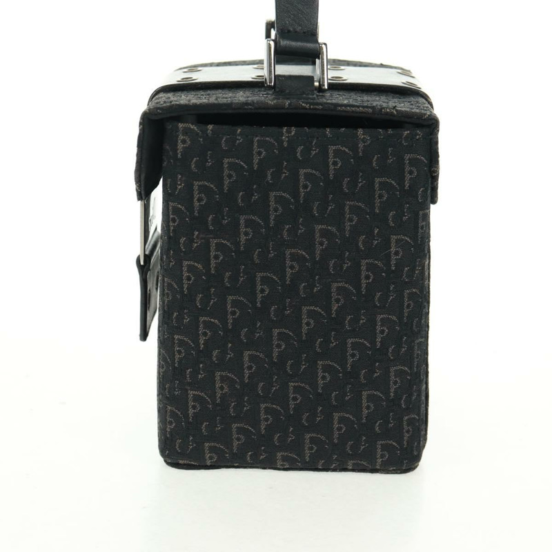 【日本直送】Christian Dior Trotter帆布化妝包 黑色銀色 正品 163501V-3