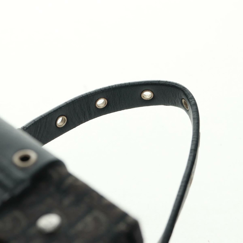 【日本直送】Christian Dior Trotter帆布化妝包 黑色銀色 正品 163501V-13