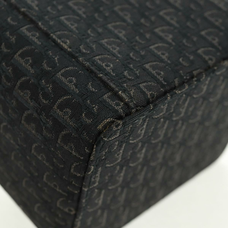 【日本直送】Christian Dior Trotter帆布化妝包 黑色銀色 正品 163501V-16