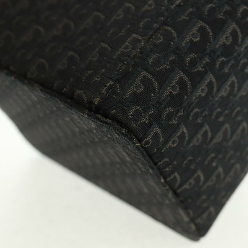 【日本直送】Christian Dior Trotter帆布化妝包 黑色銀色 正品 163501V-17