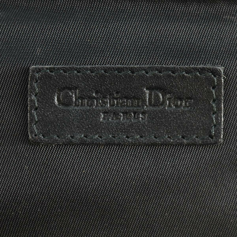 【日本直送】Christian Dior Trotter帆布化妝包 黑色銀色 正品 163501V-19