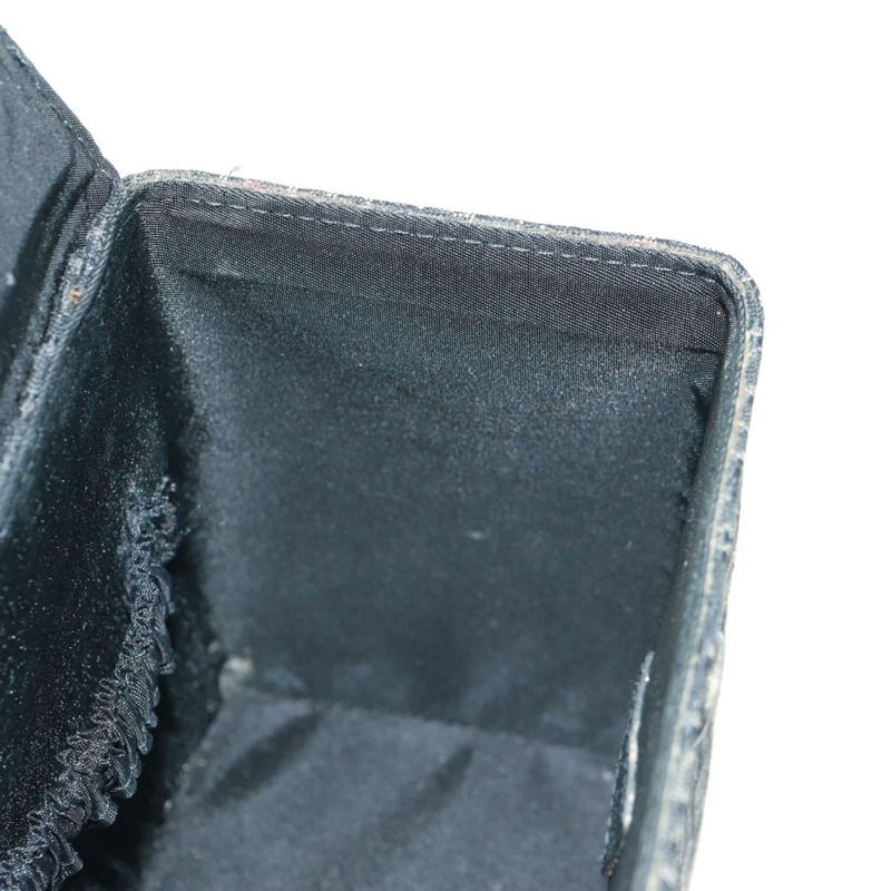 【日本直送】Christian Dior Trotter帆布化妝包 黑色銀色 正品 163501V-21