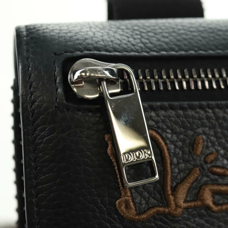 【日本直送】Christian Dior Cactus Jack 迷你臂包/手拿包/迷你包/皮革/黑色/正品 mr1963V-20
