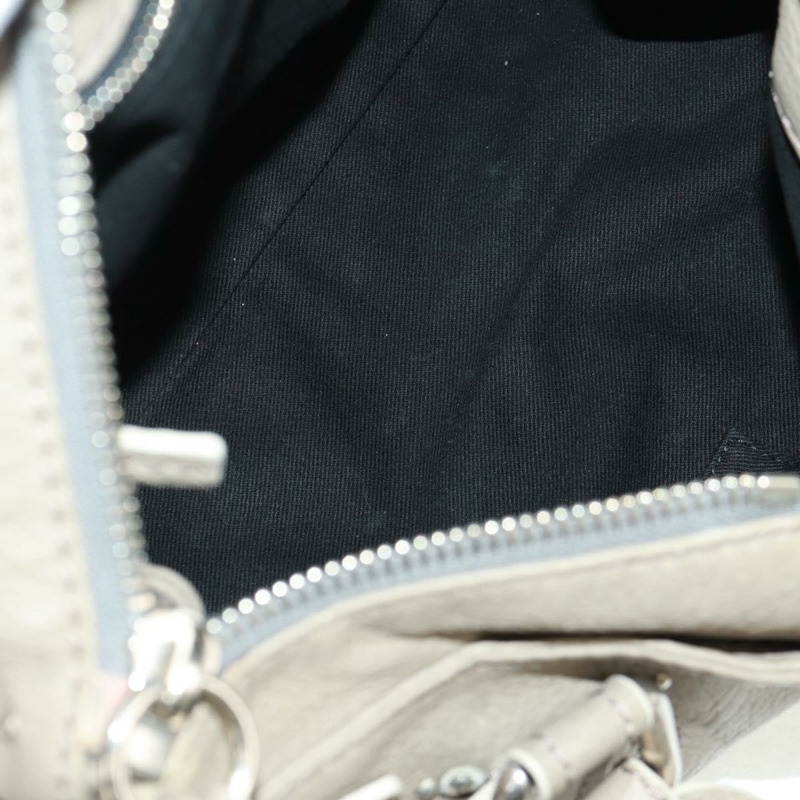 【日本直送】Chloe Paddington 手提包 皮革 灰色 金 銀色 正品 am10572V-9