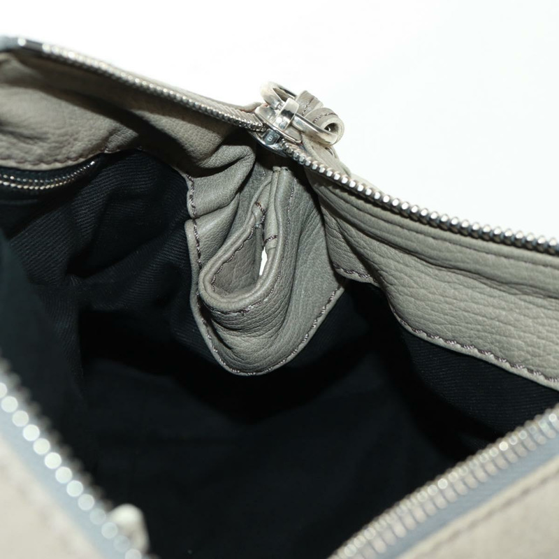 【日本直送】Chloe Paddington 手提包 皮革 灰色 金 銀色 正品 am10572V-22