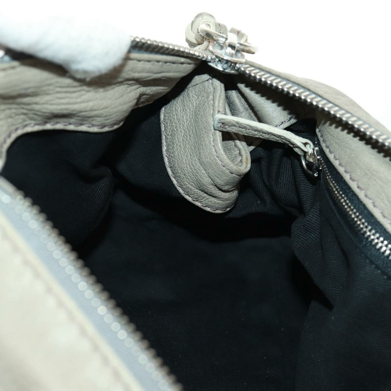 【日本直送】Chloe Paddington 手提包 皮革 灰色 金 銀色 正品 am10572V-23