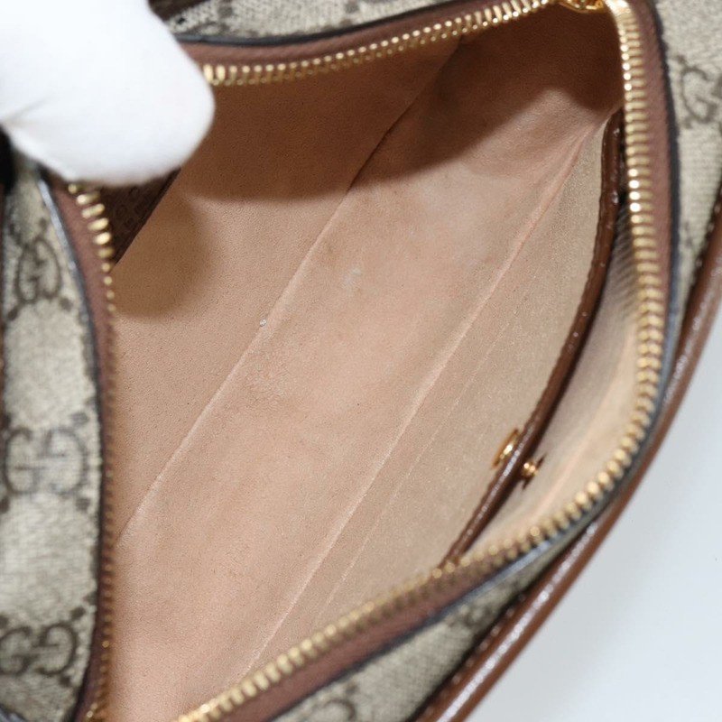 【日本直送】GUCCI GG Supreme 單肩包 PVC 米色 金色 658572 正品 ka1650M-9